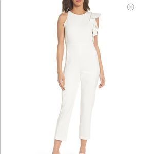 Chelsea28 One-Side Ruffle Jumpsuit